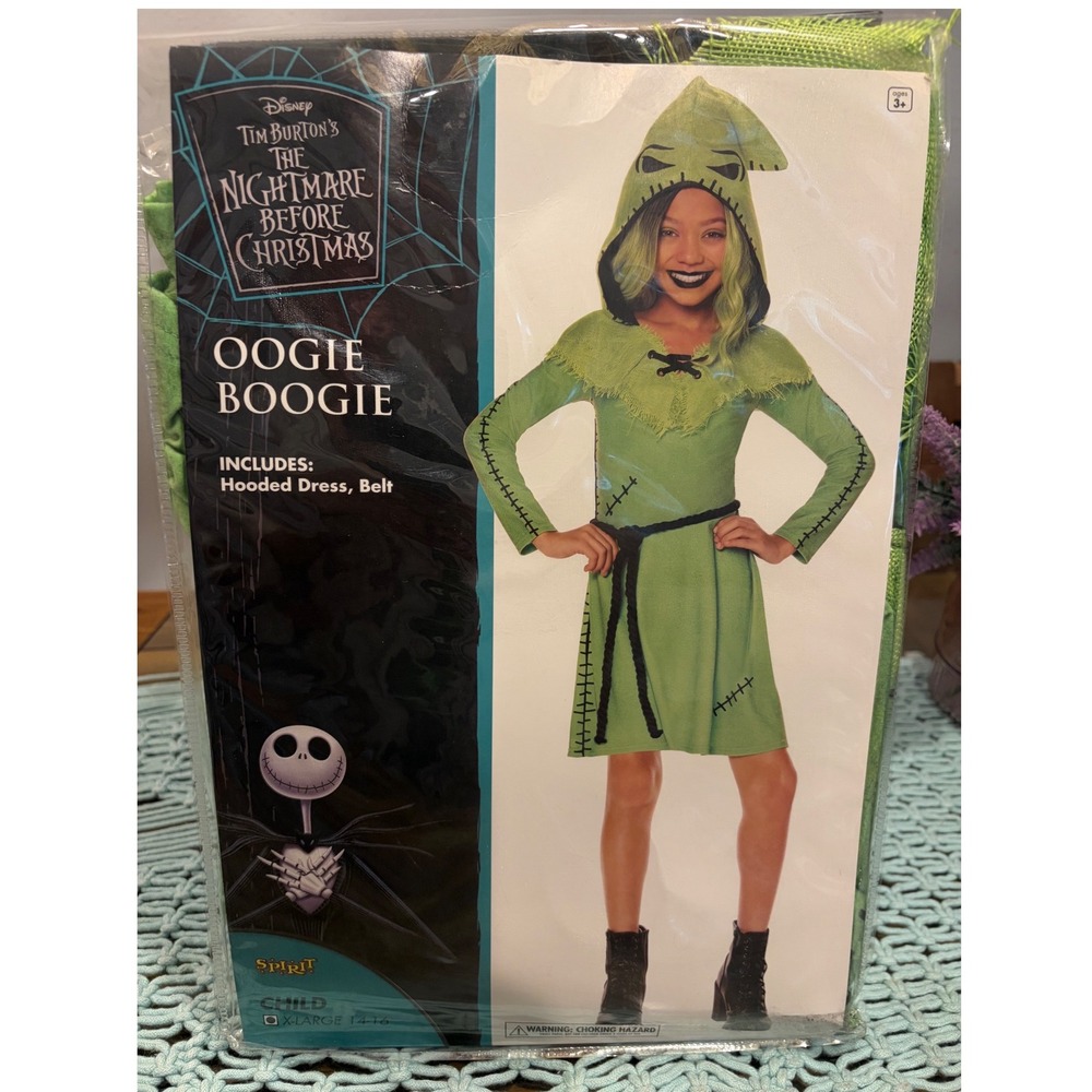 Oggie Boogie -Nightmare Before Christmas -Halloween Costume - New size XL kids